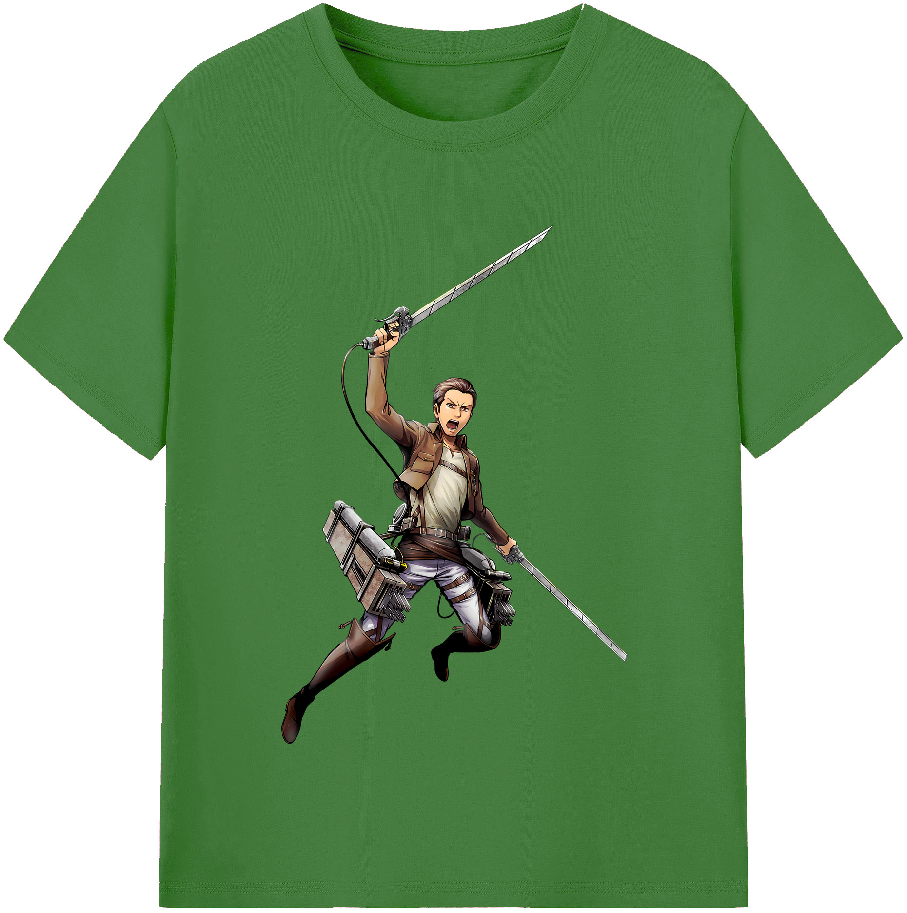 （画像用） 進撃の巨人 Attack on Titan レディースカジュアルプリントTシャツ（綿100％）
